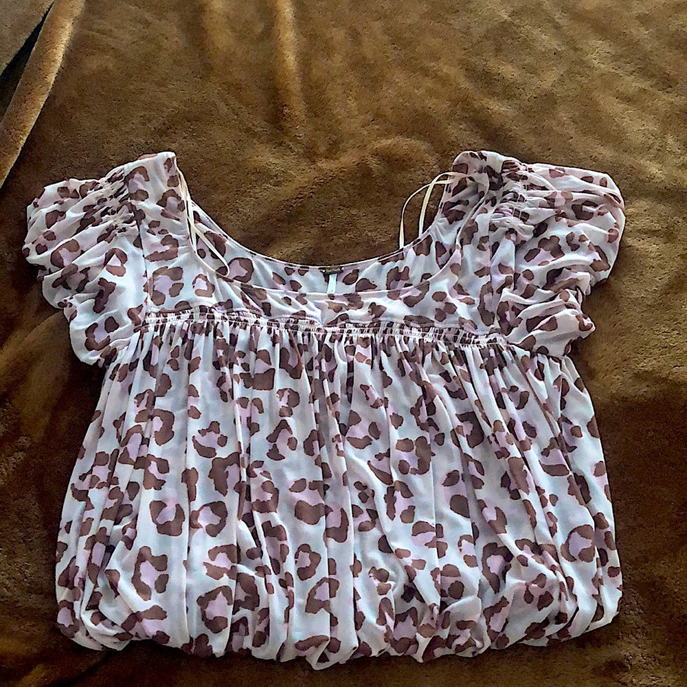 Free people bubble too short sleeve